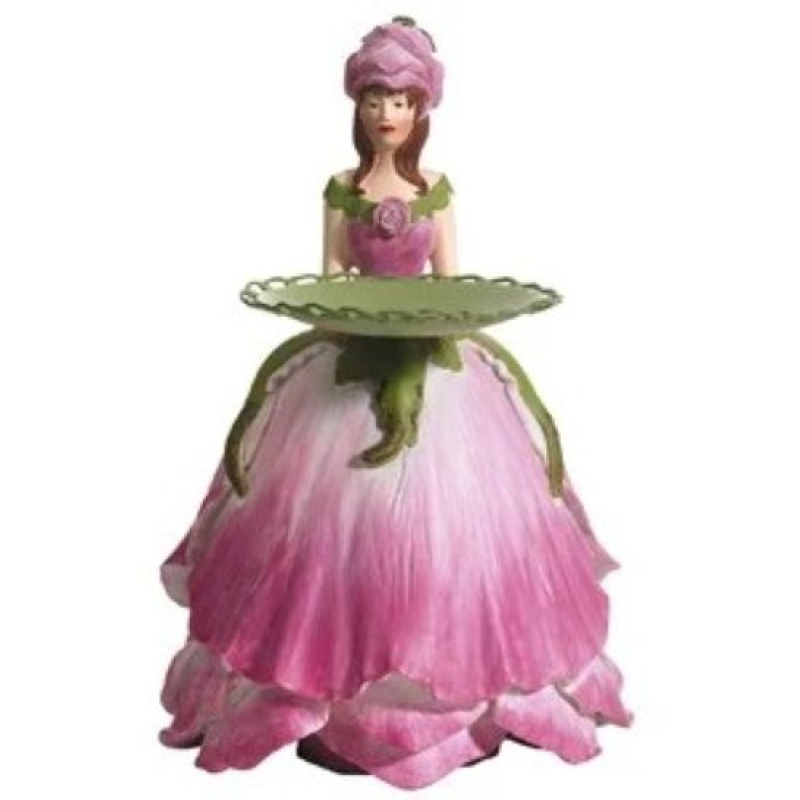 rozenmeisje kaarsenhouder